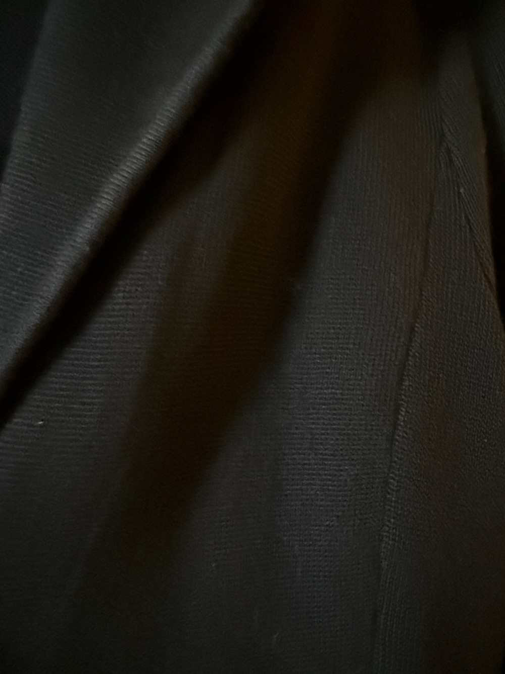 Lauren Ralph Lauren Navy Knit Blazer with Gold Buttons - Picture 6 of 7